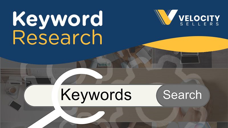 Search bar with magnifier and the word "Keyword."