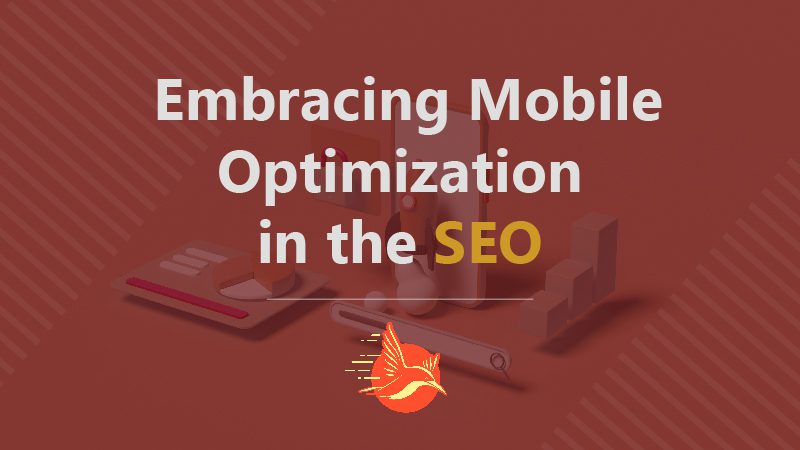 A graphic design of a mobile phone and a laptop symbolizing mobile optimization in SEO. Optimizing Listings with SEO
