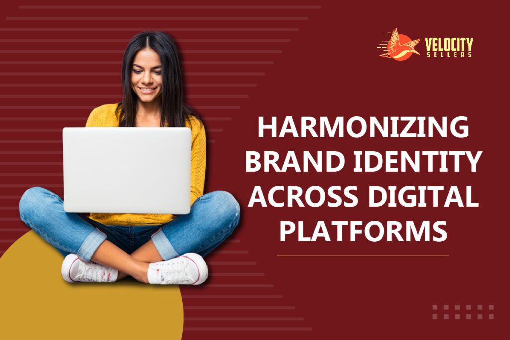  A person in casual attire working diligently on a laptop, representing the efficient management and enhancement of A+ Content on Amazon through harmonizing brand identity across various digital platforms.
